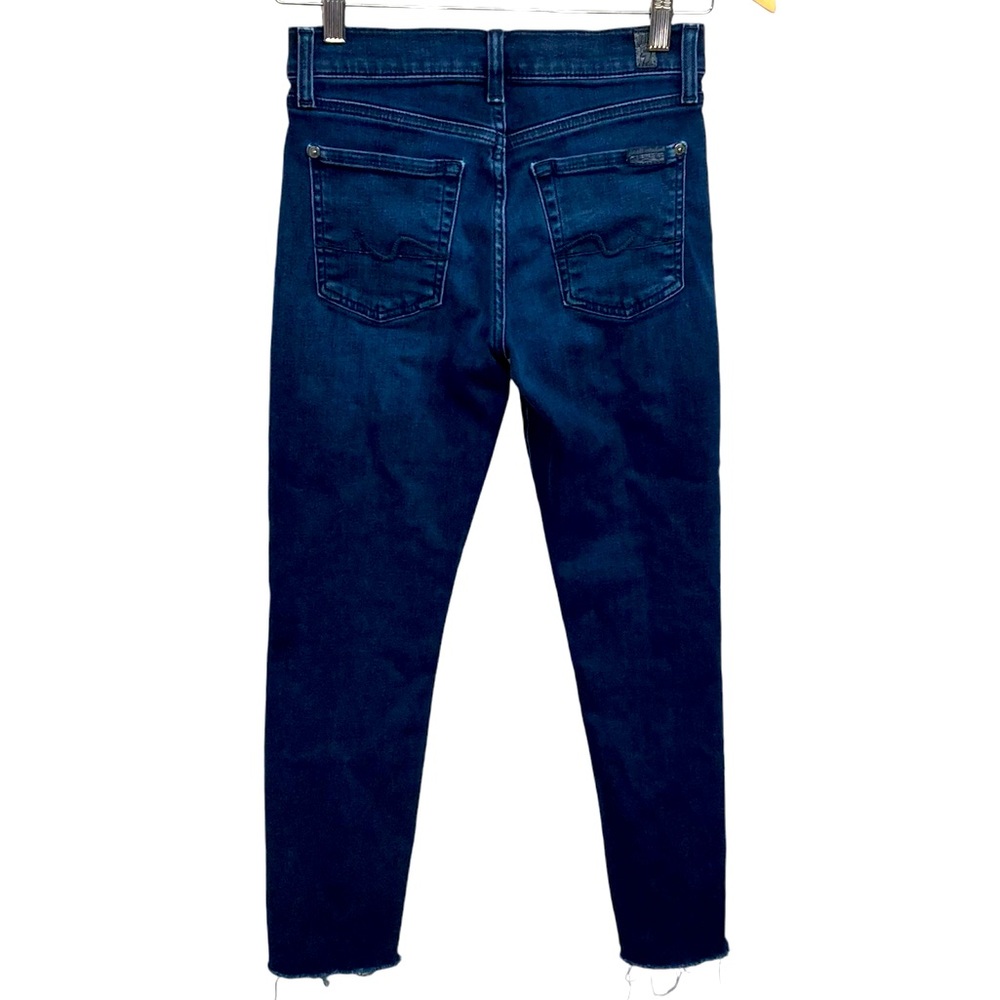 7 For all Mankind Jeans 25 Roxanne Ankle 25 Blue - Picture 2 of 7